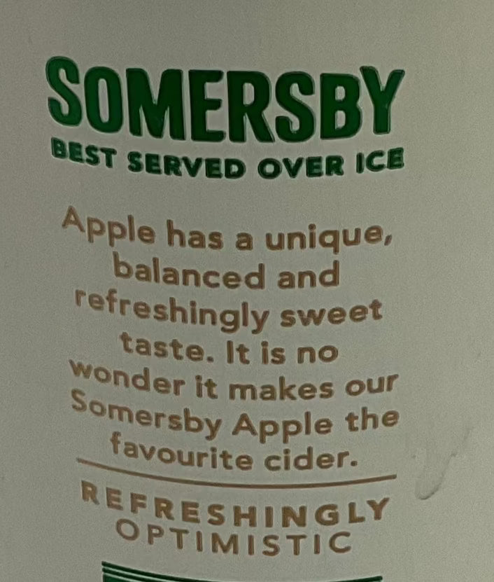 Somersby 經典蘋果酒 Cider Somersby 