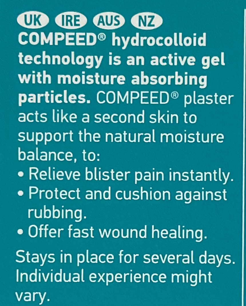 Compeed 無痛腳趾軟貼8pcs Body Treatments Compeed 