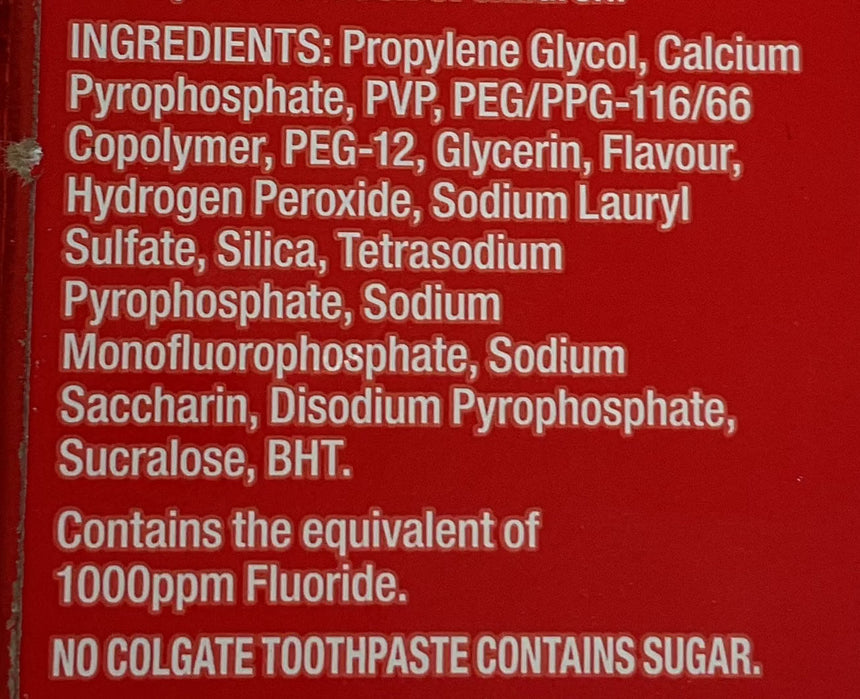 Colgate 高級過氧化氫牙膏 Oral Care Colgate 