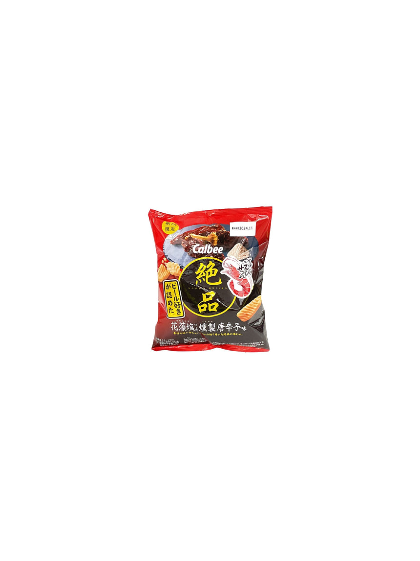 Calbee 花藻鹽燻辣味蝦條 Other Crisps Calbee 